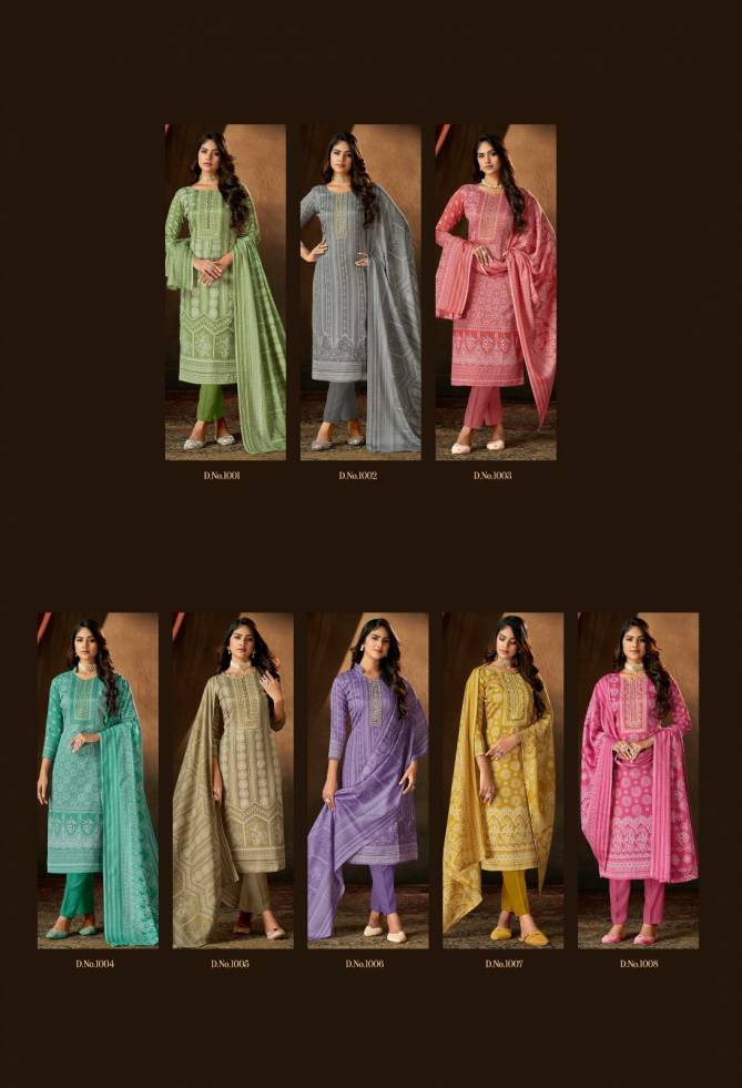 Muskan By Roli Moli 1001-1008 Cotton Dress Material Catalog